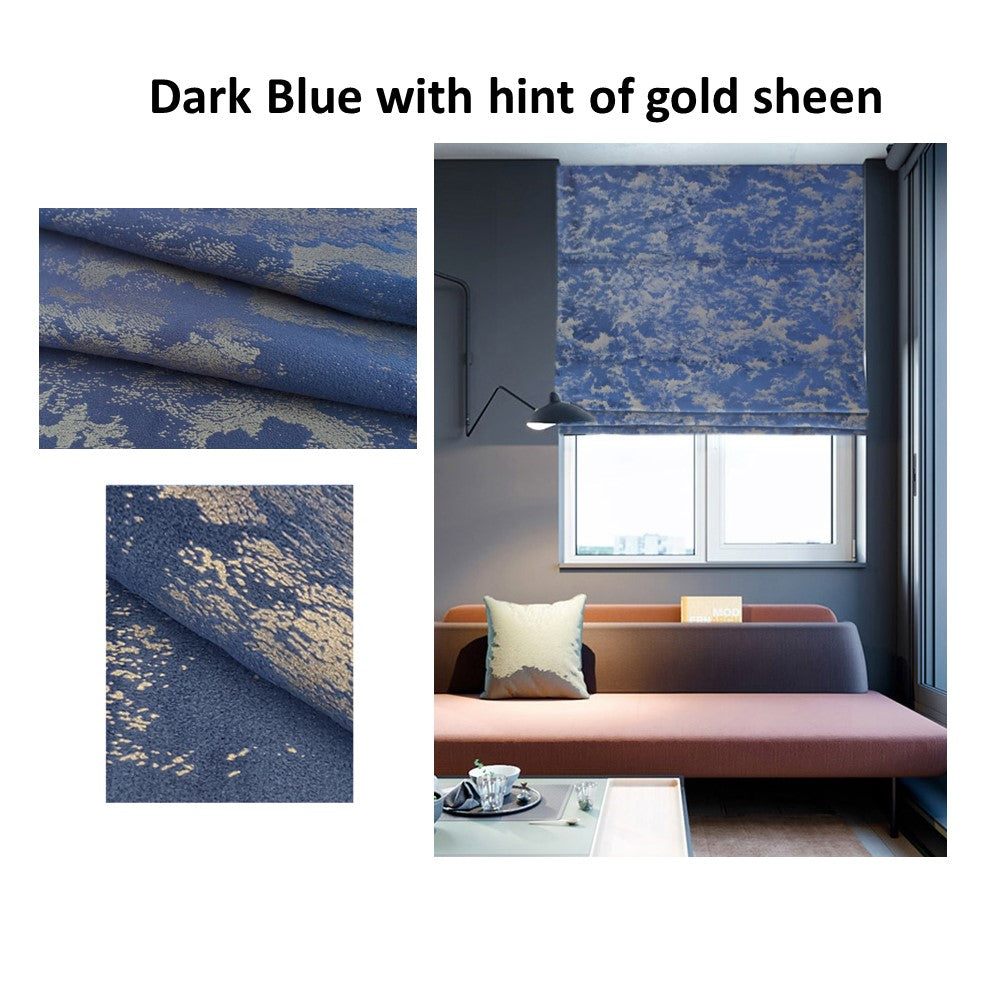 Velvet Linen Shinning Sheen Window Roman Shade