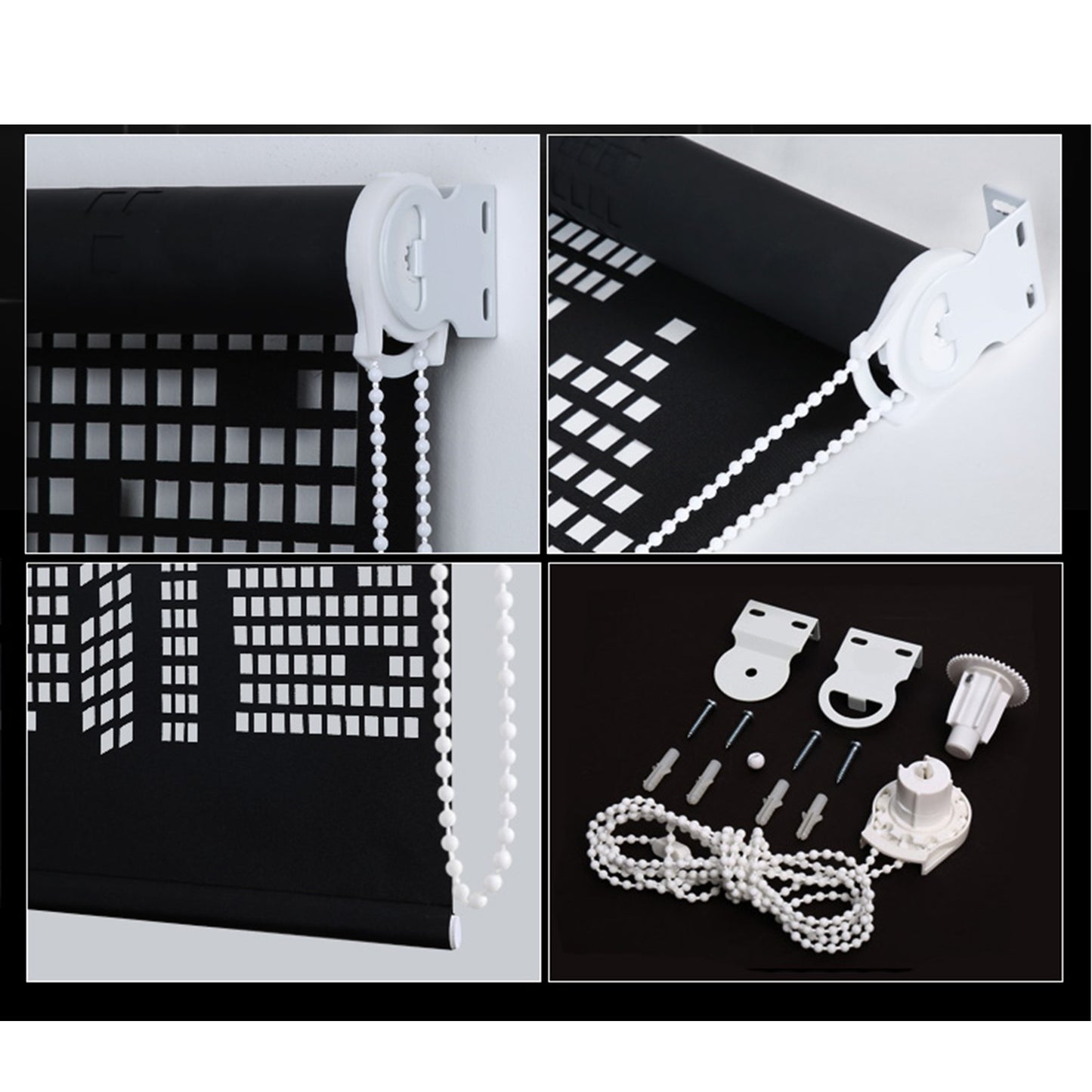 Horse Blackout Die Cut Cutout Sparkle Window Roller Blinds Shades Curtains
