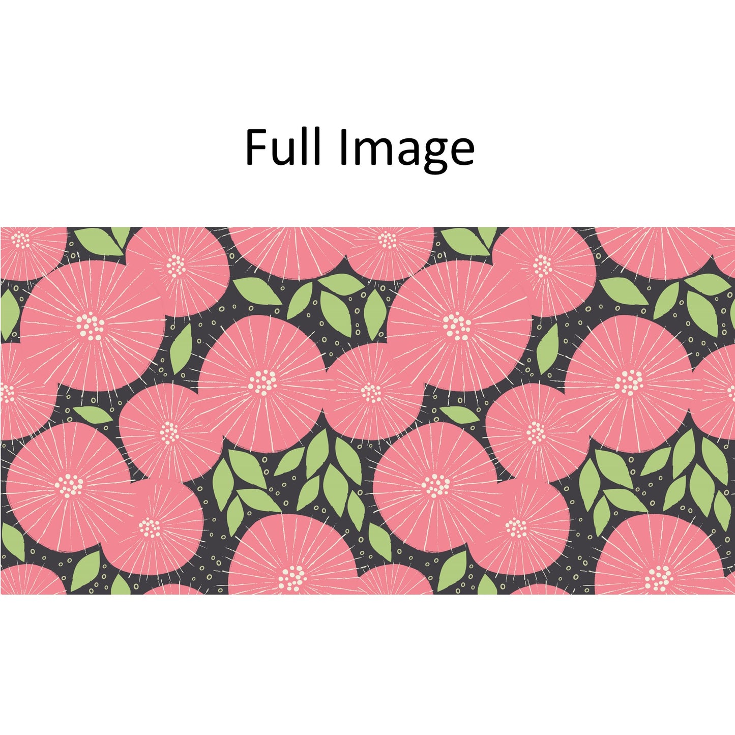 Spring Flora Blooming Window Roman Shade