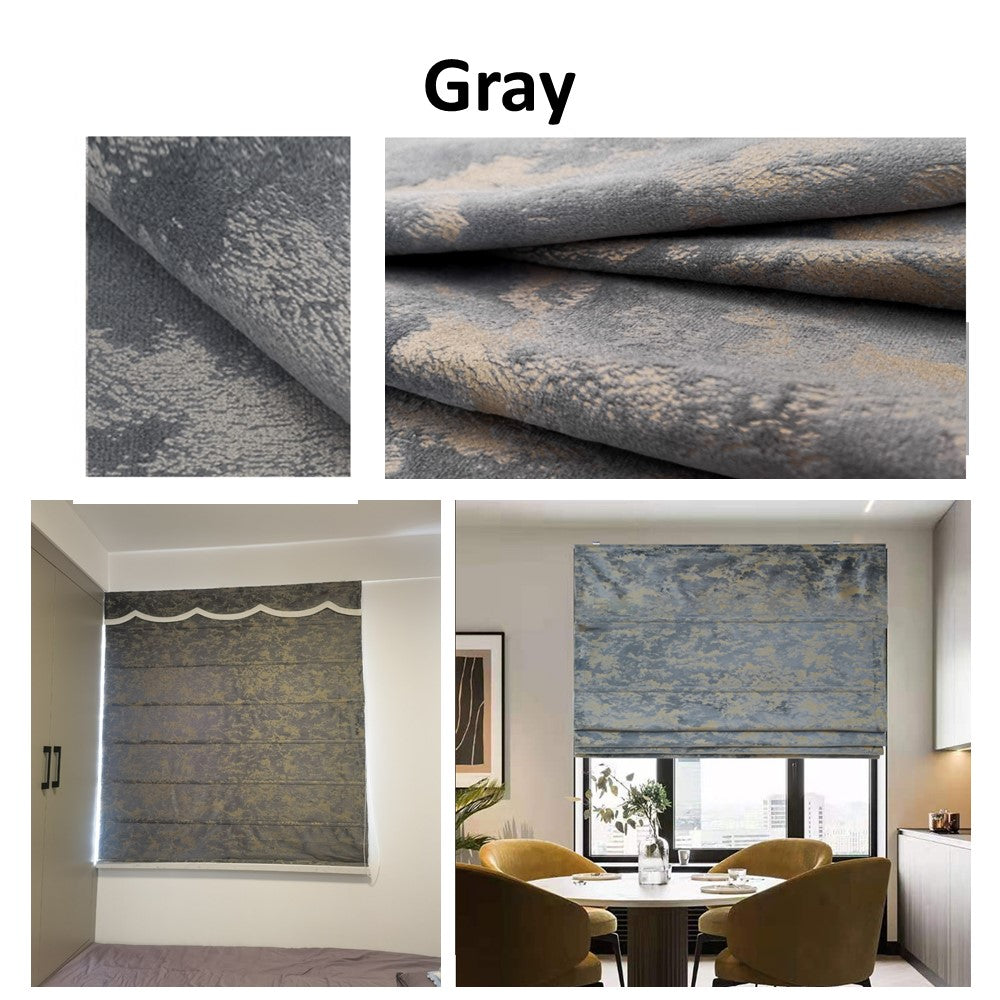 Velvet Linen Shinning Sheen Window Roman Shade