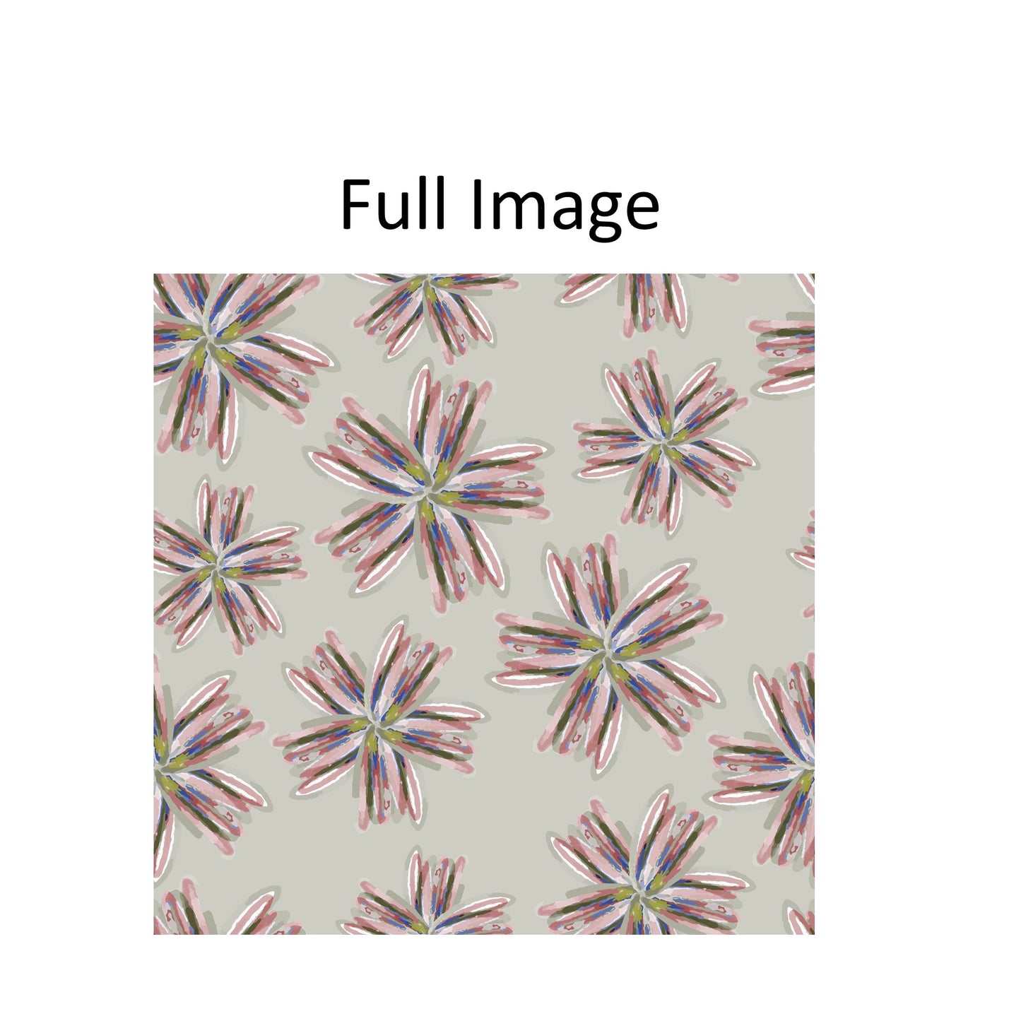 Star Flower Petals Window Roller Shade
