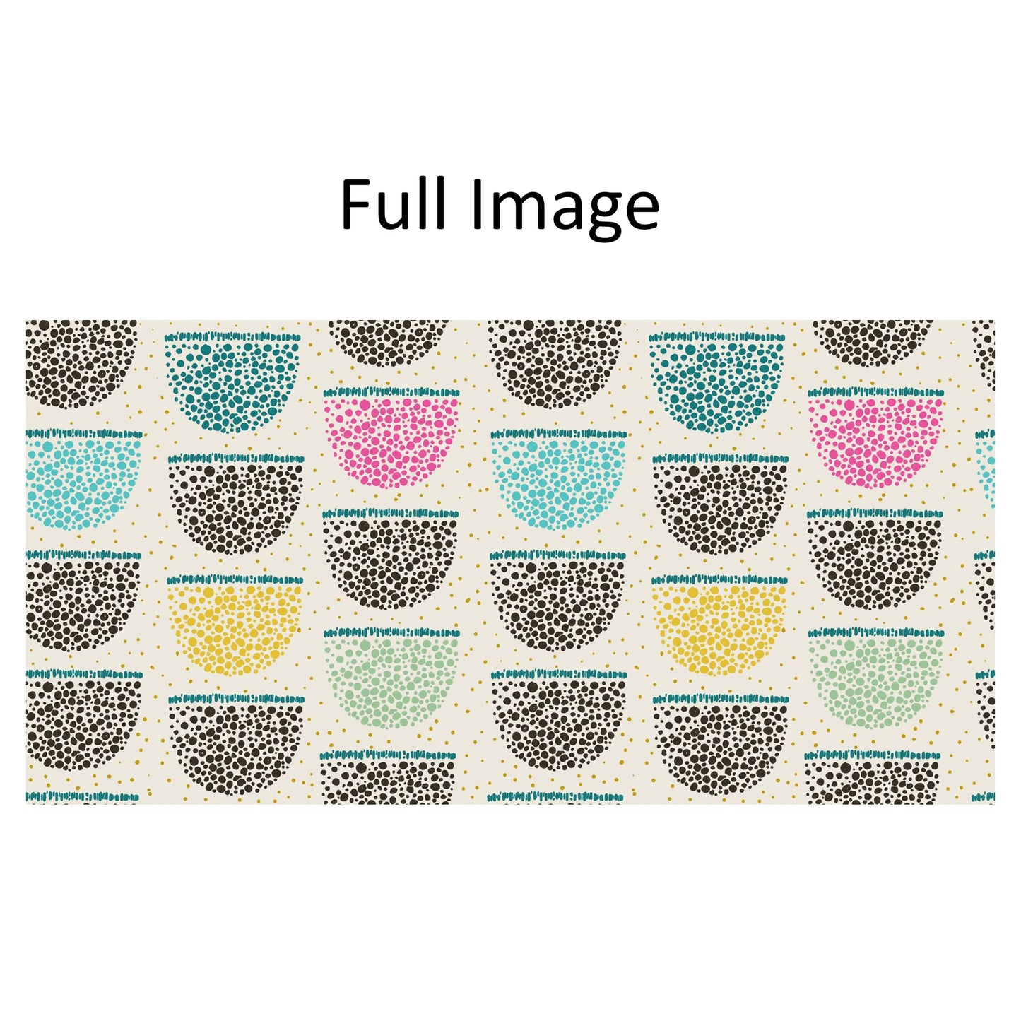 Doodle Geometry Patterns Linen Window Roman Shade