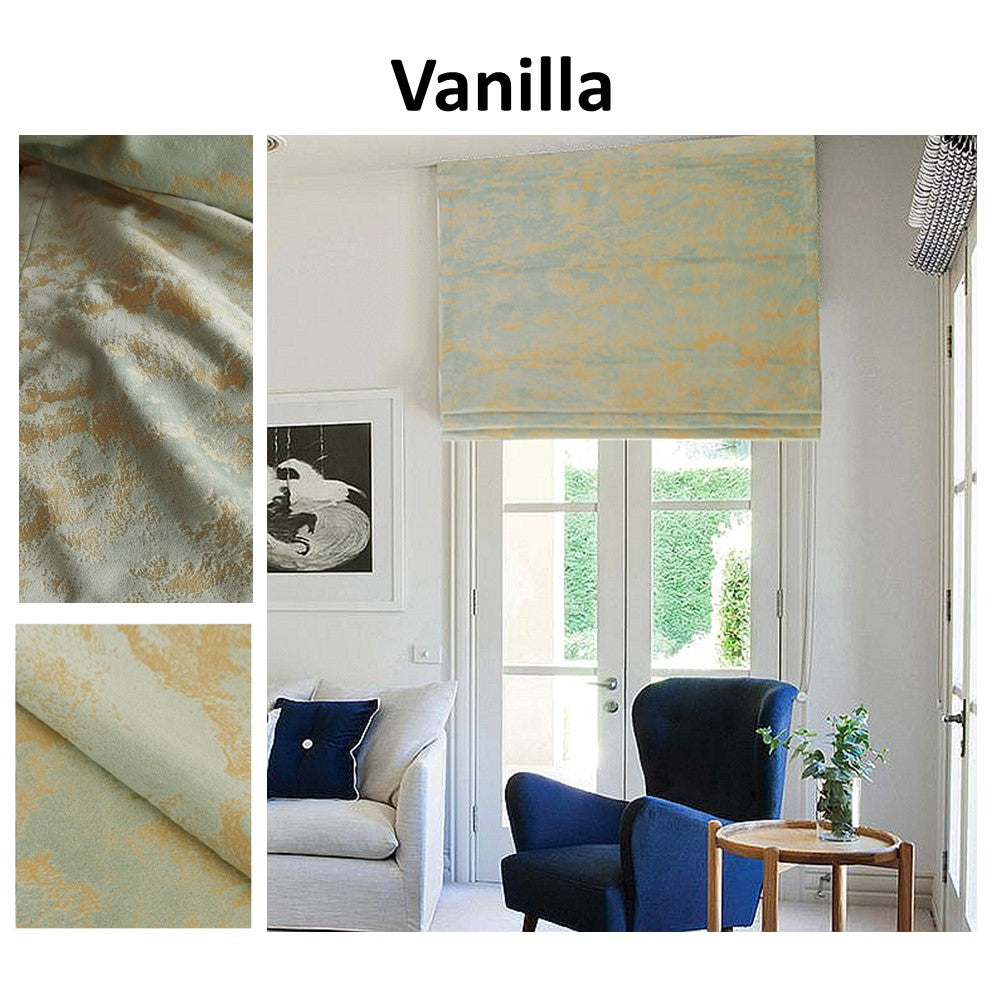 Velvet Linen Shinning Sheen Window Roman Shade