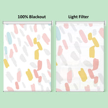 Load image into Gallery viewer, Contemporary Happy Fun Brush Stoke Window Roller Shade
