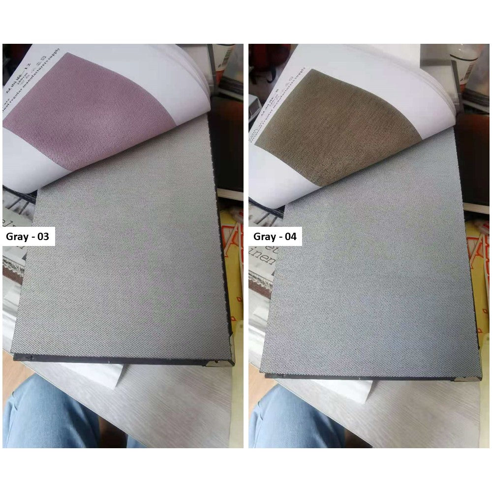 Shade of Gray Linen Window Roman Shade