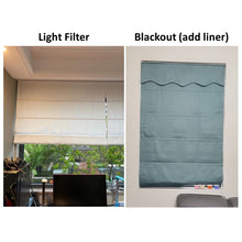 Load image into Gallery viewer, Custom Made Plain Cotton Light Filter Blackout Window Curtains Drapery
