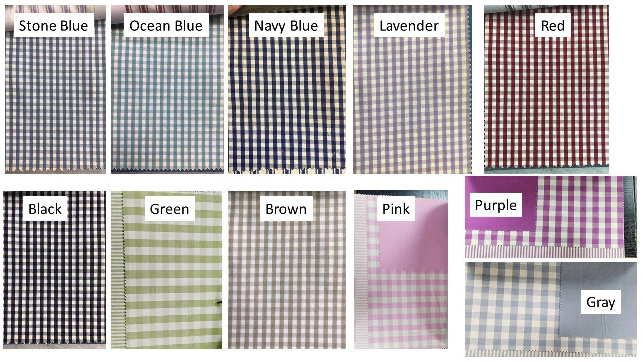 Plaid Classic Gingham Cottage Window Roman Shade