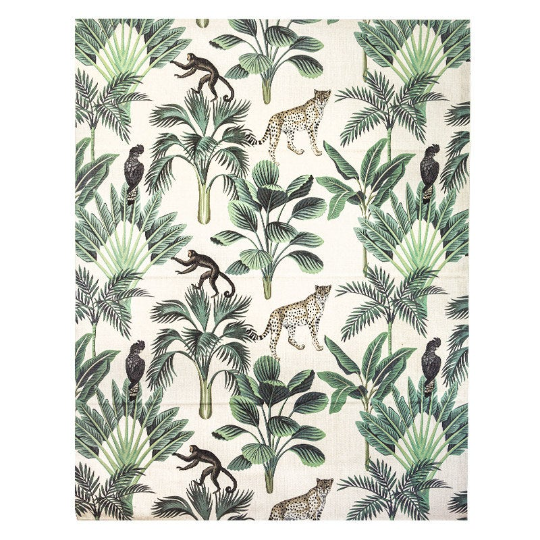 Jungle Forest Leopard Theme Window Roman Shade