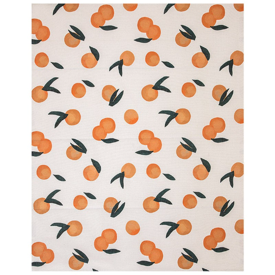 Orange Tangerine Citrus Clementine Spring Theme Window Roman Shade