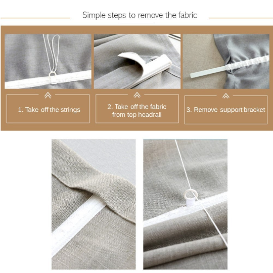 Semi See Through Fabric Jute Gray Linen Zen Window Roman Shade