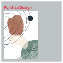 Load image into Gallery viewer, Neutral Minimalist Watercolor Window Roman Shade
