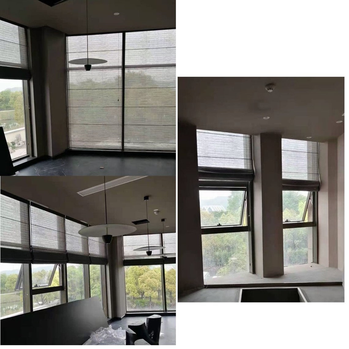 Natural Jute Ramie Zen Sustainable Window Roman Shade