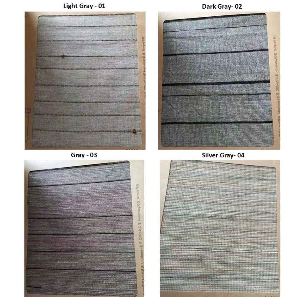 Natural Jute Ramie Zen Sustainable Window Roman Shade
