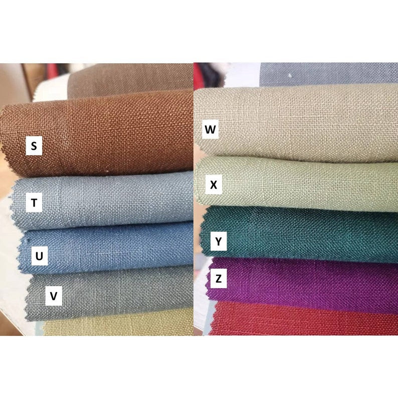 Contemporary Neutral Classic Color Plain Linen Window Roman Shade