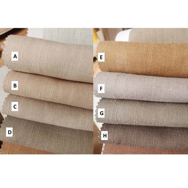 Contemporary Neutral Classic Color Plain Linen Window Roman Shade