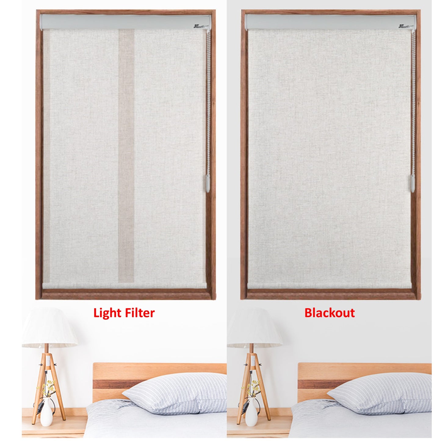 Plain Basic Upholstery Textured Window Blinds Roller Shade
