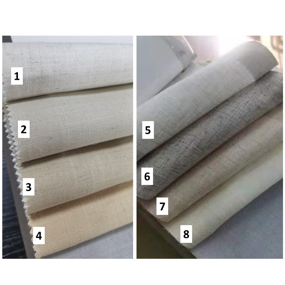 Modern Jute Contemporary Neutral Window Roman Shade