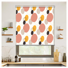 Load image into Gallery viewer, Mid Century Geometry Organic Shape Window Roller Shade
