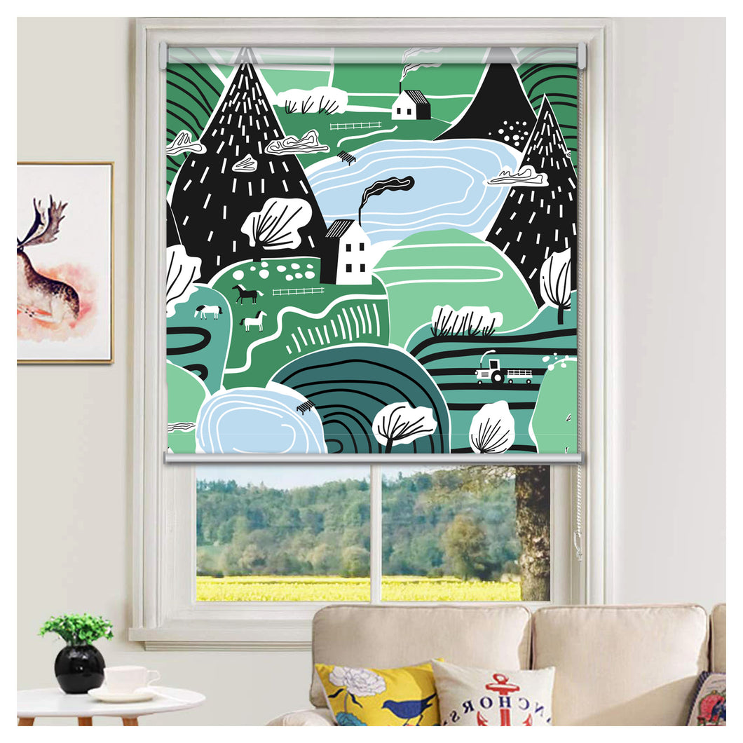 Mountain Life Window Roller Shade