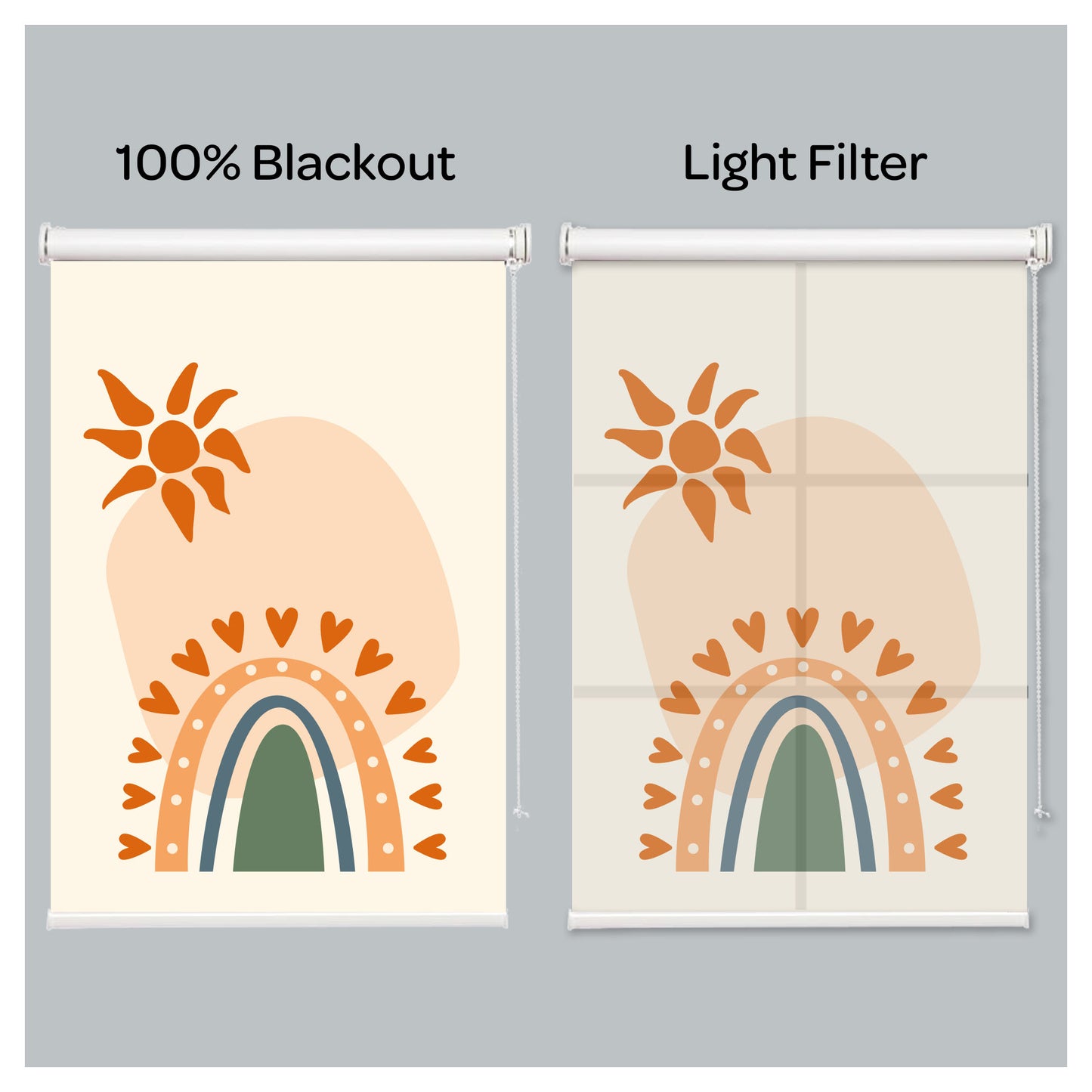 Bohemian Art Natural Landscape Window Roller Shade