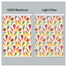 Load image into Gallery viewer, Ice-Cream Summer Pattern Print Theme Window Roller Shade
