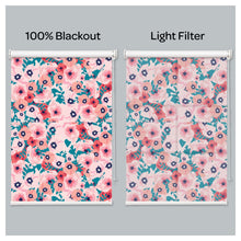 Load image into Gallery viewer, Botanical Spring Flower Pink Garden Print Window Roller Shade
