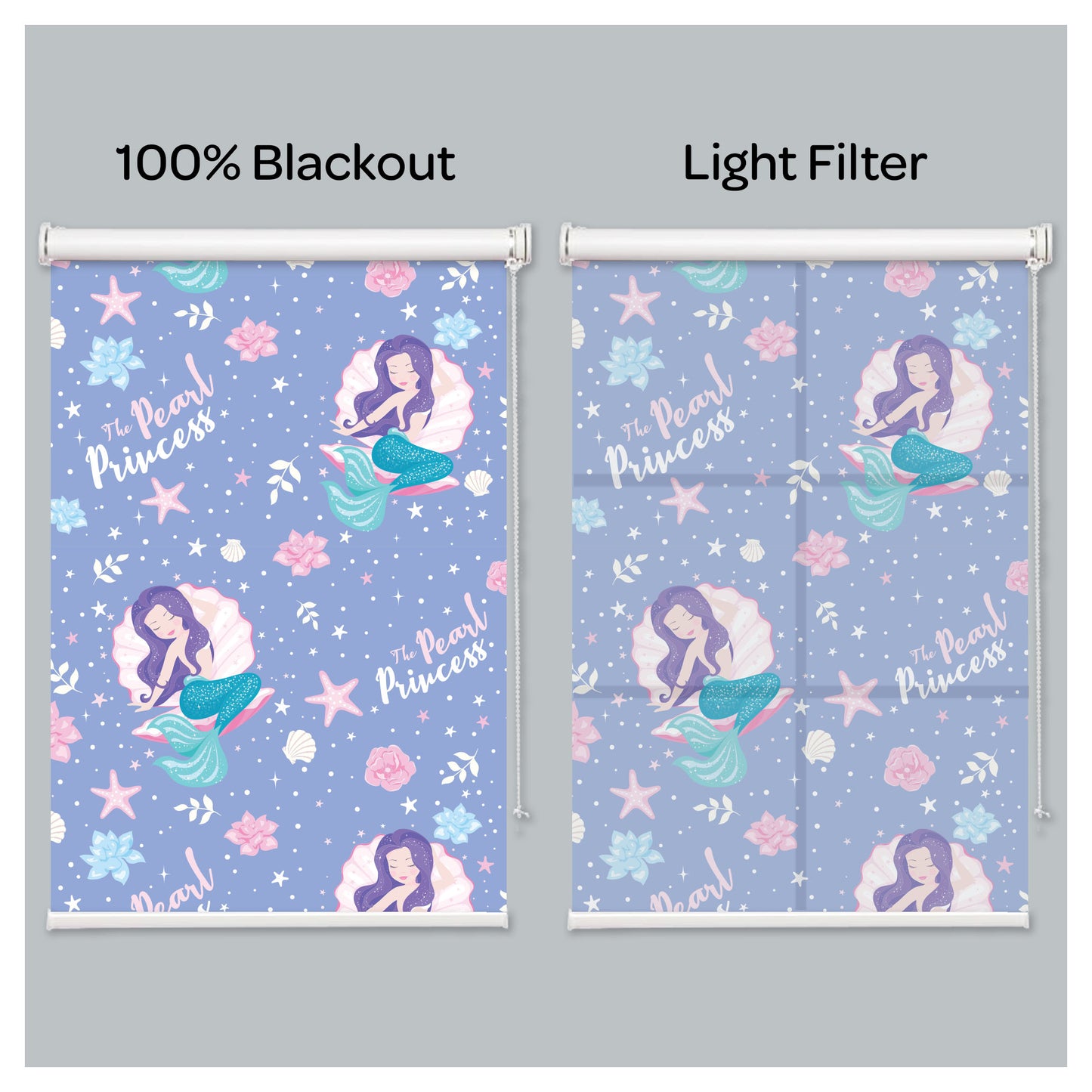 Mermaid The Pearl Princess Window Roller Shade