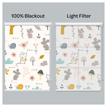 Load image into Gallery viewer, Little Mice Mousie Mouse Nursery Kid Room Window Roller Shade
