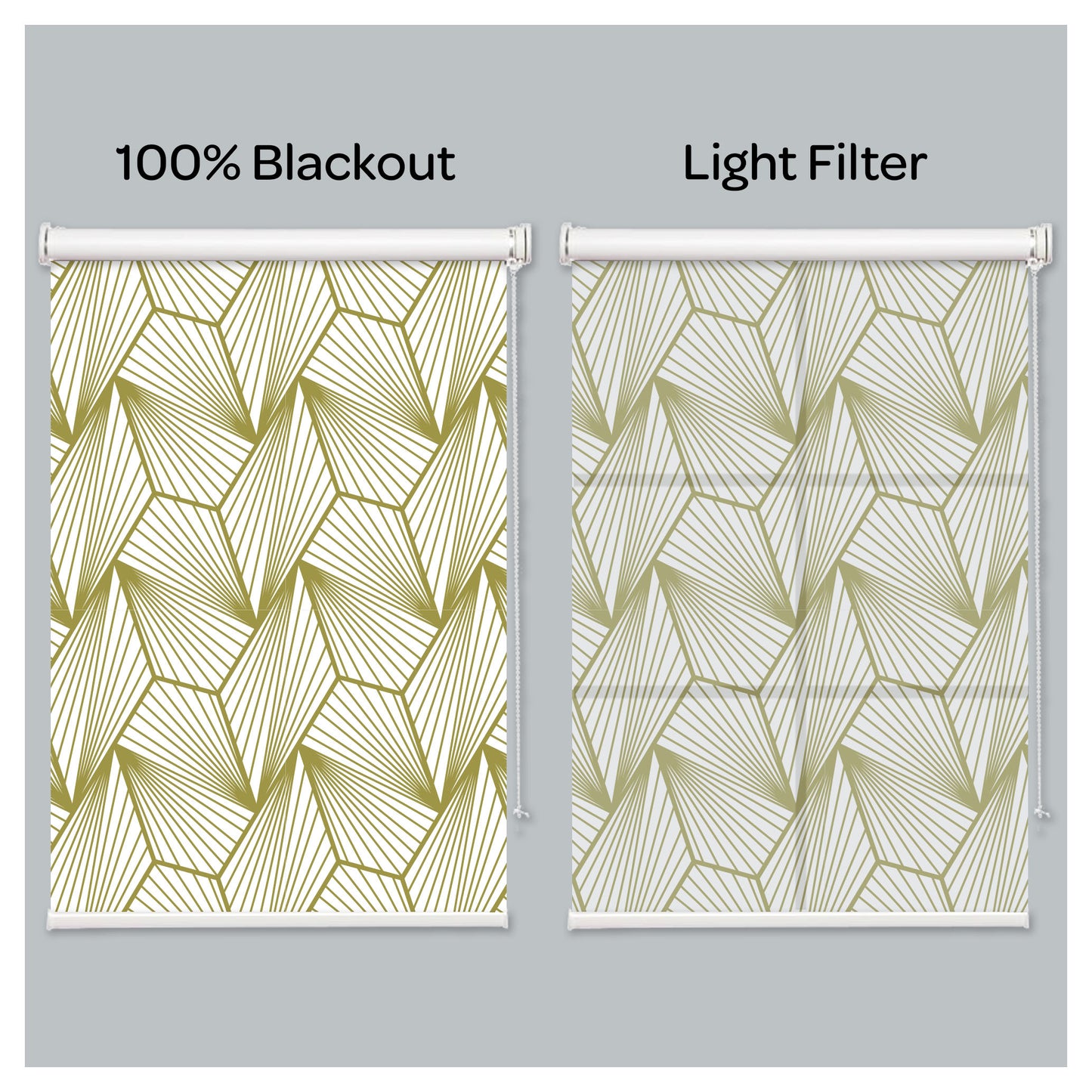 Mid Century Geometries Window Roller Shade