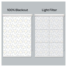 Load image into Gallery viewer, Minimalist Triangle Pattern Print Window Roller Shade
