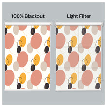 Load image into Gallery viewer, Mid Century Geometry Organic Shape Window Roller Shade
