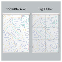 Load image into Gallery viewer, Minimalist Organic Curvy Lines Window Roller Shade

