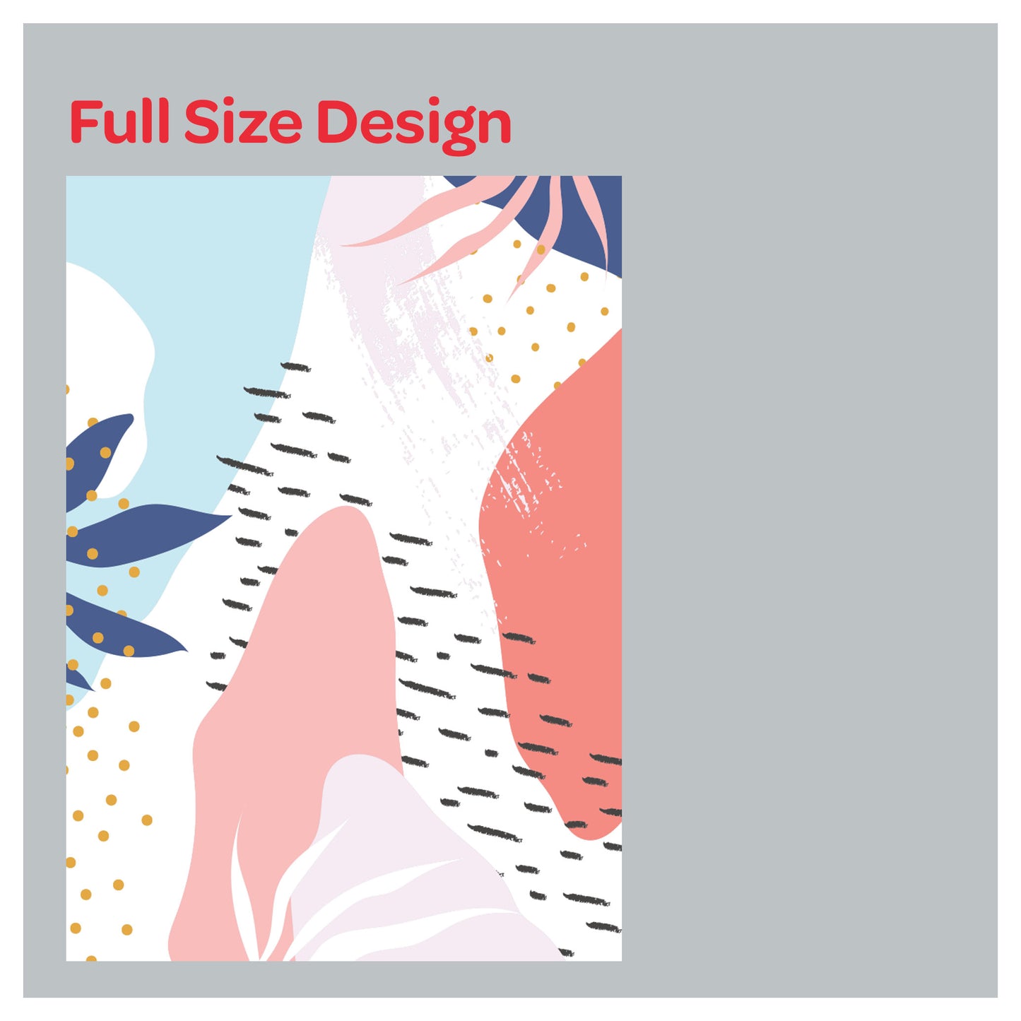 Abstract Organic Shapes Pastel Color Window Roller Shade