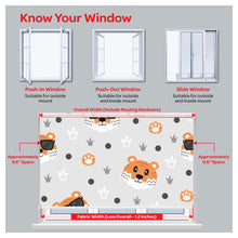 Load image into Gallery viewer, Cartoon Tiger Nursery Room Window Roller Shade
