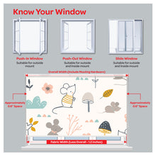 Load image into Gallery viewer, Little Mice Mousie Mouse Nursery Kid Room Window Roller Shade
