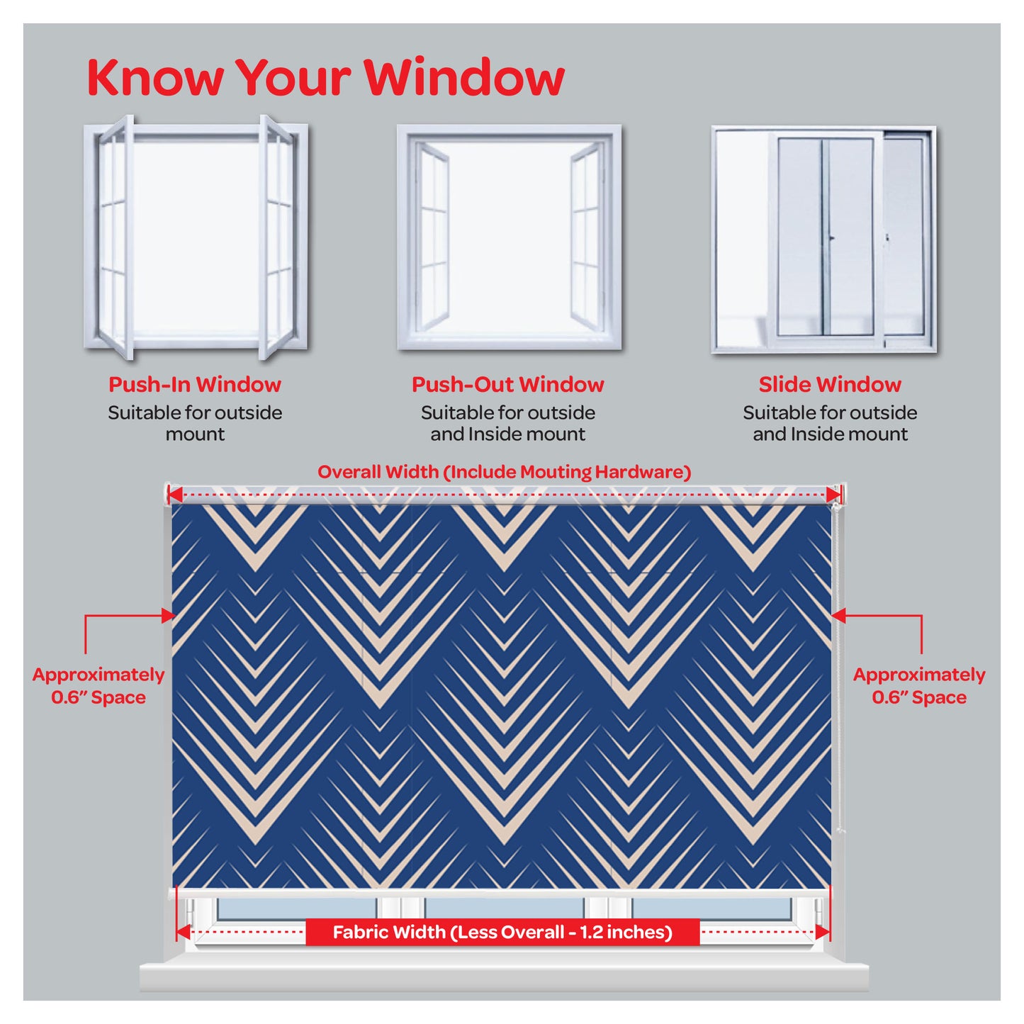 Nursery Room Fishes Ocean Window Roller Shade