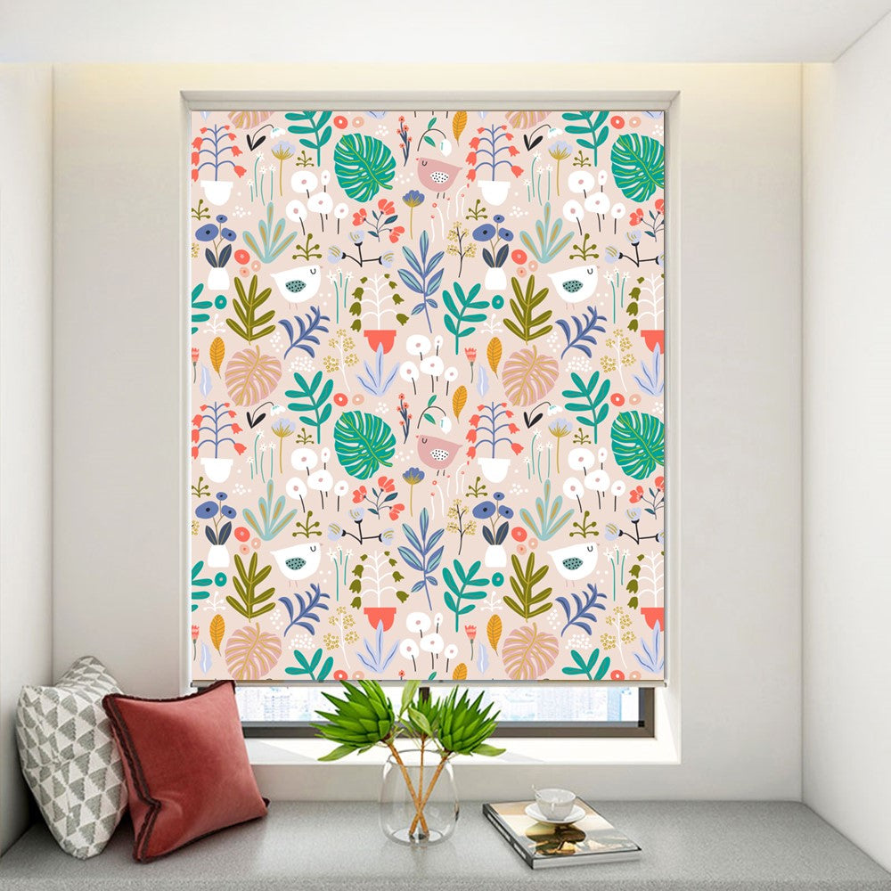 Spring Garden Window Roller Shade