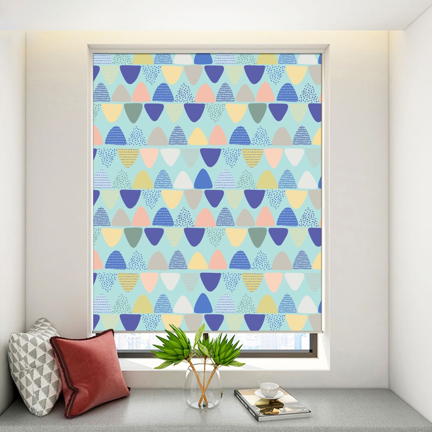 Organic Triangular Shade Window Roller Shade